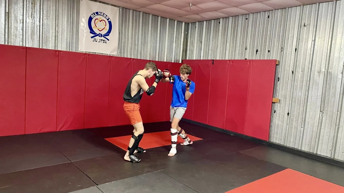 Kids sparring at All Heart Jiu Jitsu